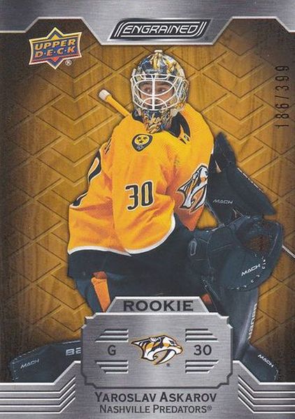 insert RC karta YAROSLAV ASKAROV 23-24 Engrained Rookie Oak /399